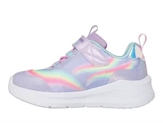 Skechers sneakers lavendel multifarvet med enhjørning og blinklys